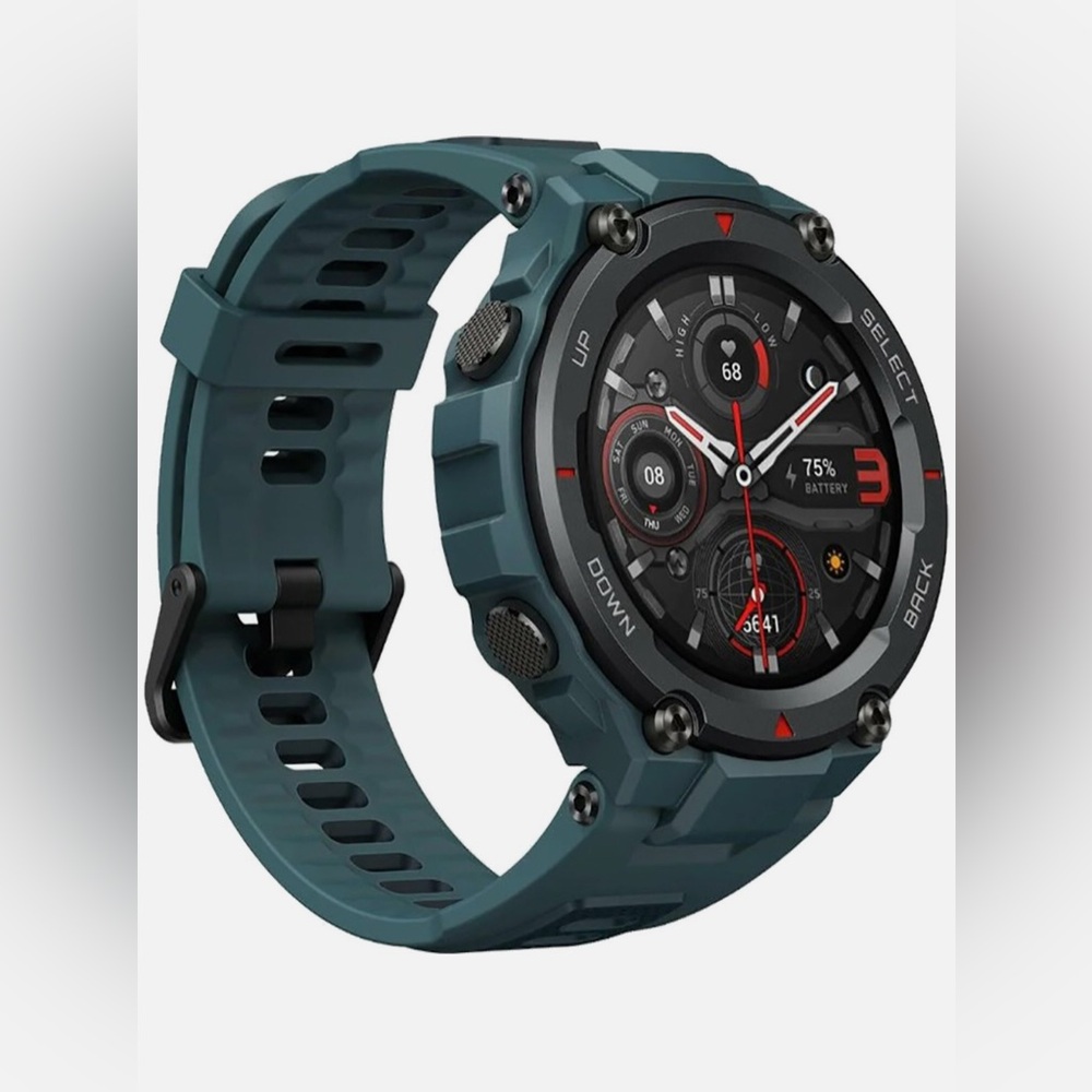 Amazfit T-Rex Pro Smartwatch Steel Blue Active    Outdoors